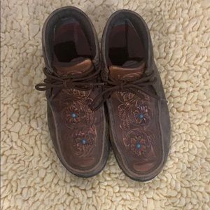 Women’s Twisted X Tooled Leather Driving Moccasins